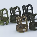 Tactical Military Style Vests With Adjustable Straps And Utility Pockets In Multiple Colors