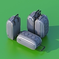 Luggage luggage case suitcase 3d model