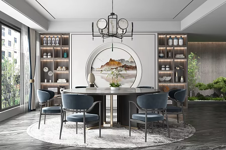 New Chinese Restaurant 3d model