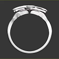 Elegant Floral Shaped Ring With Delicate Petal Design For Women Jewelry