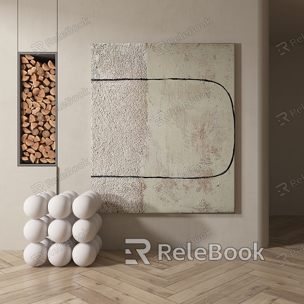 modern abstract painting abstract decorative painting model