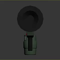 Green Military Style Rocket Launcher With Black Grip And Tactical Design