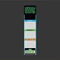 Oddly Good Multi Layer Display Stand With Chocolate Vanilla Strawberry Mint Coffee Labels