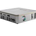 Modern HD Projector for Surveillance with Wireless Connectivity and Compact Design 3d model