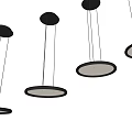 Modern Minimalist Metal Round Chandelier Minimalist Round Chandelier Creative Bar Round Chandelier UFO Round Chandelier Nordic Minimalist Round Chandelier 3d model