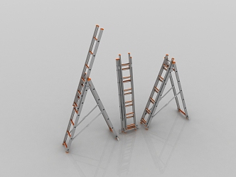 Modern ladder herringbone ladder 3d model