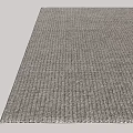 High Quality Square Carpet Featuring Woven Texture In Neutral Gray Soft Wool Material