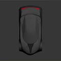 Black Concept Sports Car With Sleek Aerodynamic Design And Silver Alloy Wheels