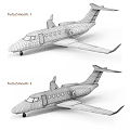 Sleek Private Jet Exterior With Silver Black And Orange Accent Design