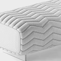 Stylish Ottoman Footstool With Zigzag Pattern Metal Legs In Black Dark Green Brown