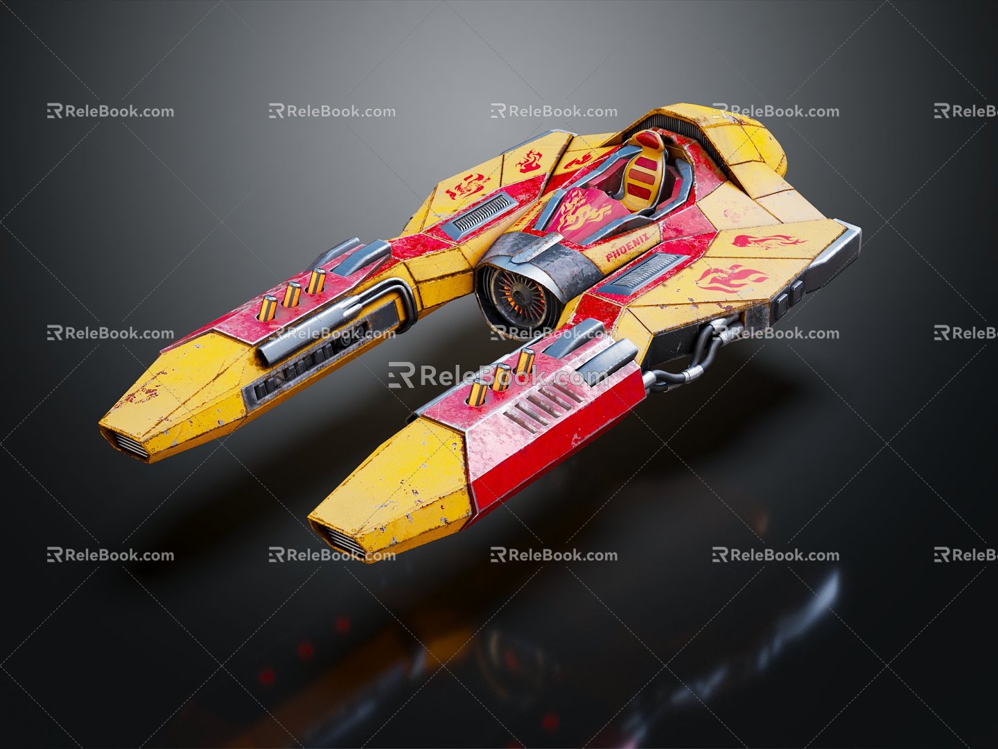 INDUSTRIAL LOFT FIGHTER FIGHTER SCI-FI FIGHTER SCI-FI FIGHTER SPACE FIGHTER SPACE FIGHTER 3d model