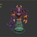 Big Screw Monster Boss Monster Ttroll Mountain Essence Alien Monster Alien Monster Alien Monster 3d model