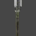 Modern Minimalist Floor Lamp With Metal Pole And Flat Panel Light Design