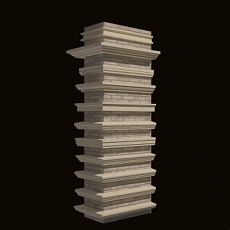 European Corner 3d model