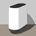 Modern trash can Bathroom trash can Gap trash can 3d model