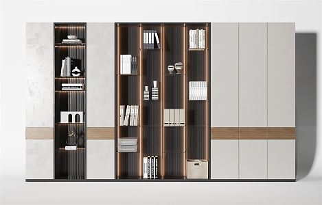 Modern Decorative Cabinet 3d model