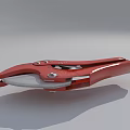 Red Pliers Hardware Tool With Ergonomic Grip And Sturdy Metal Construction