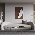 Modern Sofa Coffee Table Combination Sofa Combination 3d model
