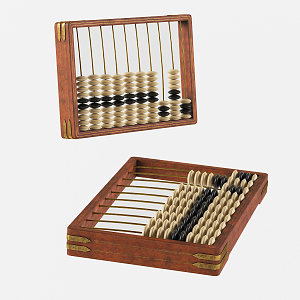 new chinese abacus 3d model