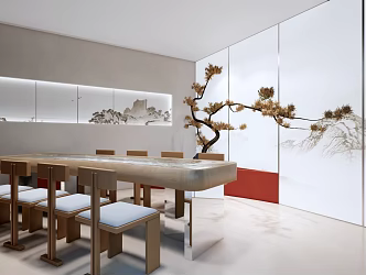 New Chinese Box Room Restaurant 3d model
