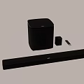 Premium Home Theater Sound System With Soundbar Subwoofer Satellite Speakers And Remote Control