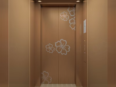 Modern Elevator Car Elevator 3d model