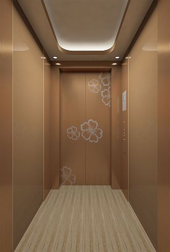 Modern Elevator Car Elevator 3d model