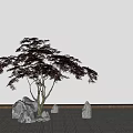 New Chinese Landscape Sketch 3d model