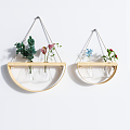 Nordic Wall Shelf Wall Decoration Plant Pendant 3d model