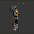 Robot Assistant Small Robot Butler Robot Butler Figure Game Figure 3d model