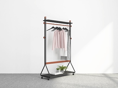 Hanger Floor-Standing Hanger Removable Hanger Coat Rack Hanger Coat Storage Rack Hanger model