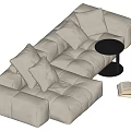 Modern Multiplayer Sofa 3d model