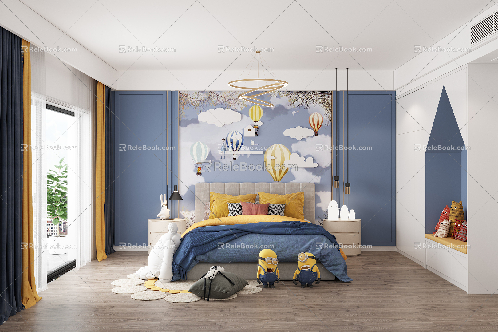 Modern Children's Room Children's Room 3d model