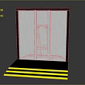 Steel Wire Mesh Anti-penetration Mesh Protective Mesh Wire Fence Wire Fence Anti-turnover Mesh Wire Mesh Wire 3d model
