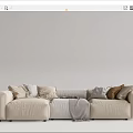 Modern Multiplayer Sofa 3d model
