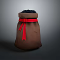 Sack Bag Grain Bag Bundle Sack Bundle Sack Jute Sack 3d model