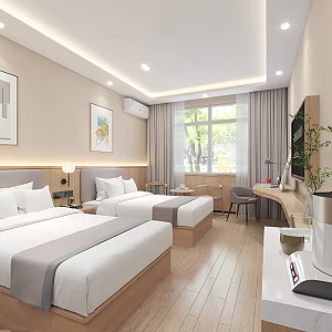 Hotel Rooms Hotel Rooms Dormitory Homestay 3d model