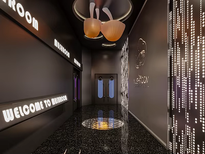 Modern KTV Aisle 3d model
