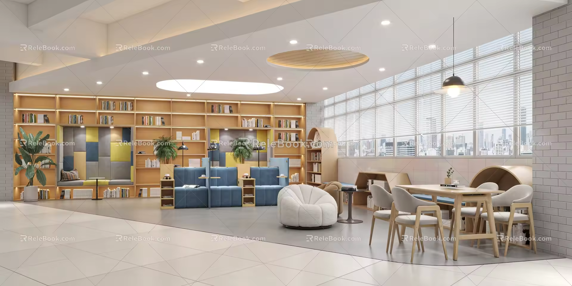 Library 3d model