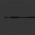 Modern Black Tactical Rifle With Scope Magazine And Ergonomic Grip Design