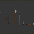 Modern weapons Ancient weapons Cold weapons Medieval items Medieval weapons 3d model
