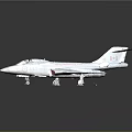 Military Aircraft Weapon Model White Fighter Jet With Red Blue Stripes And Number 447