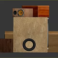Wooden Speakers With Various Styles And Sizes For Electronic Appliance