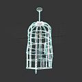 Vintage Industrial Metal Grid Pendant Light For Indoor Home Decoration