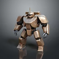 Robot Assistant Small Robot Butler Robot Butler Figure Game Figure 3d model