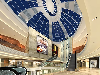 Modern Mall 3d model