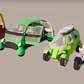 Colorful Electric Toy Cars With Various Mini Styles For Children's Play