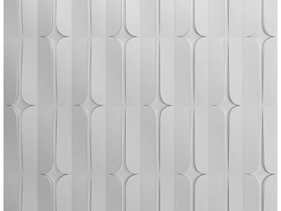 Modern Decorative Wall With Geometric Pattern And Textured Design Elements 3d model