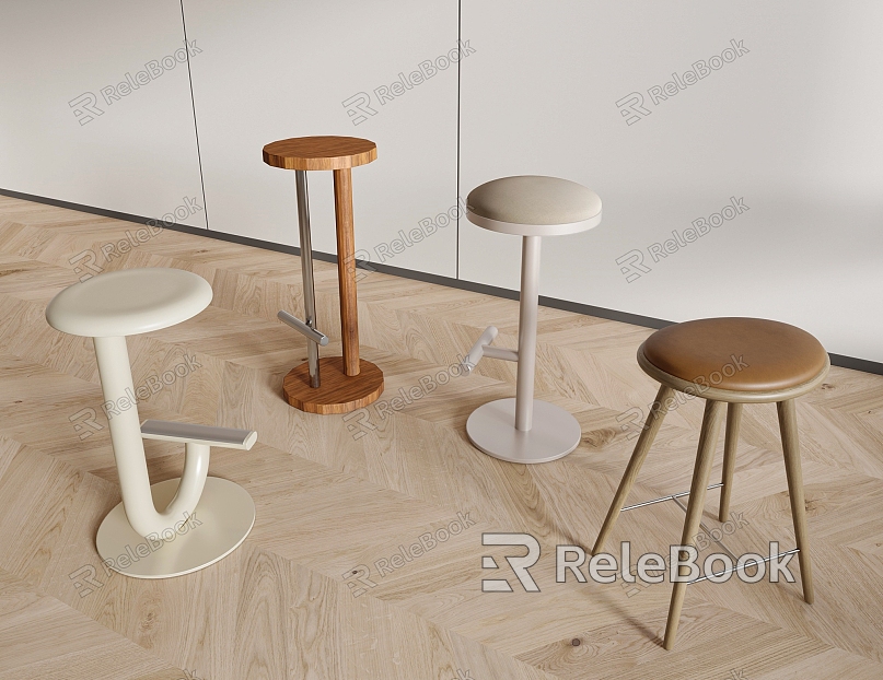 Modern Bar Stool Bar Chair model