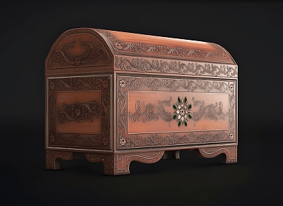 New Chinese Box Safe 3d model